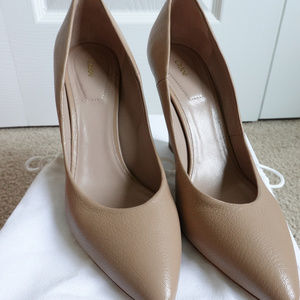 Chloe High Heel Pump - Dark Beige
